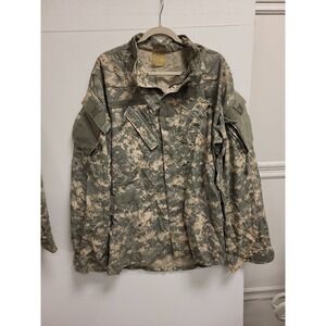 US Army ACU Digital Camouflage Coat Jacket‎ Large Long Military Surplus Uniform